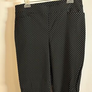 Chico's Black and White Patterned Pants